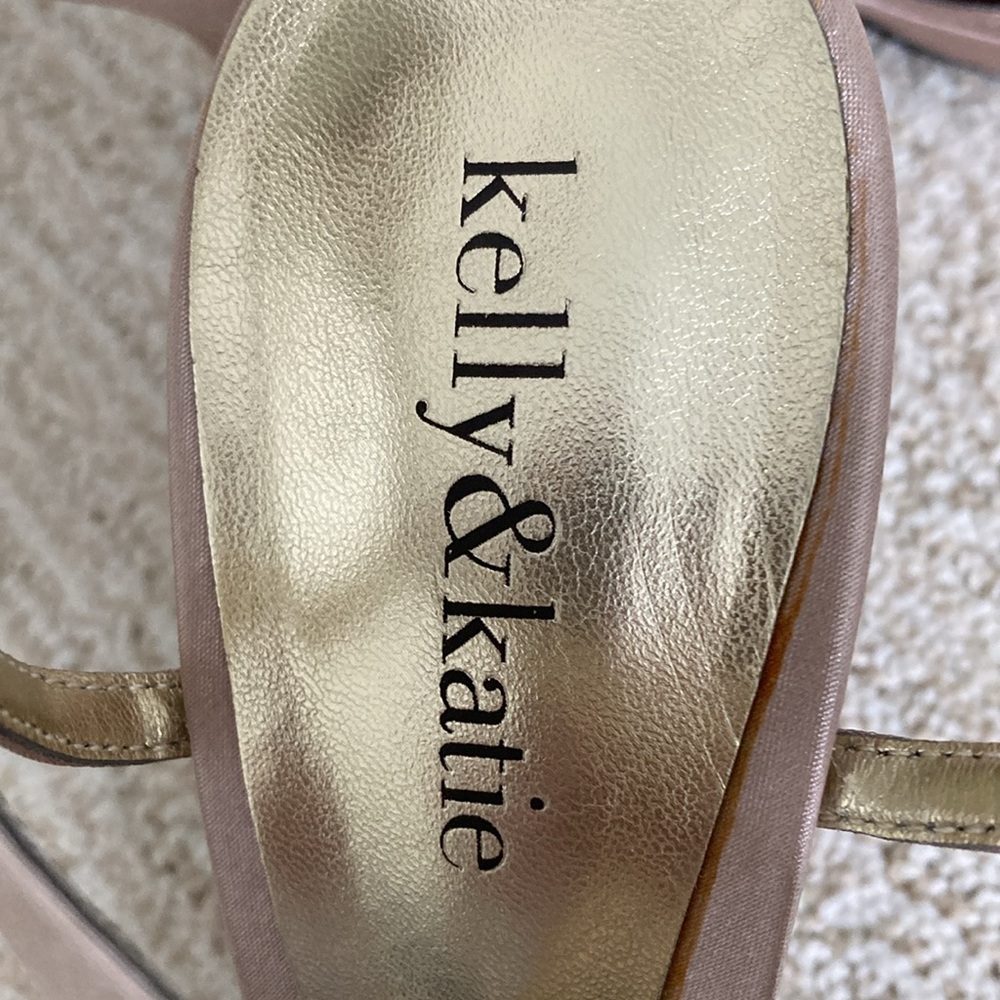 Wide Width Satin Formal Crossover Heels - image 6